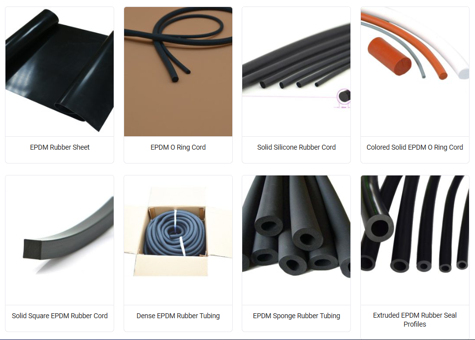 Produtos de extrusão de borracha EPDM da seashore rubber