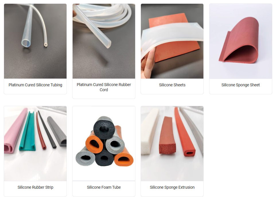 produits d'extrusion de caoutchouc silicone de seashore rubber