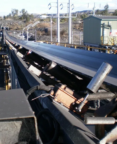 conveyor belt installation